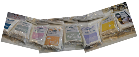 Packets of Icing for Cake Decorating