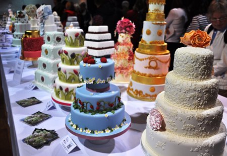 Wedding Cakes at Squires Exhibition 2013