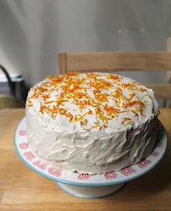 Carrot, Apricot & Pumpkin Seed Cake