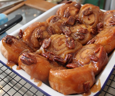 Recipe for Pecan Caramel Cinnamon Rolls